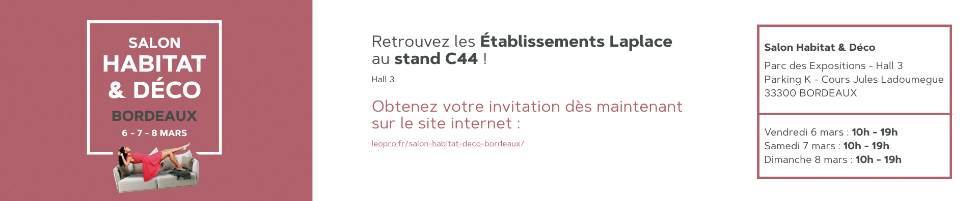 Bannière web (annonces salons)